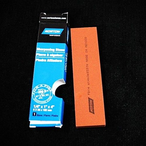 NORTON 4" FB14 Fine INDIA Sharpening Oil Bench Stone Chisel Plane Scissors +++
