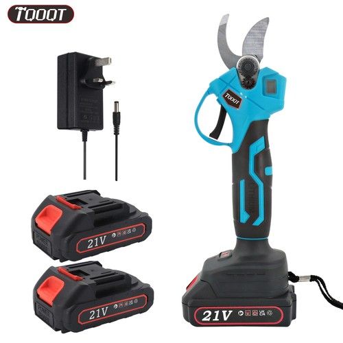 Upgraded 21V Brushless Cordless Electric Pruning Shear Secateur Garden Pruners