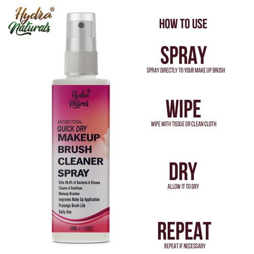 PROFESSIONAL MAKEUP BRUSH QUICK DRY CLEANER / STERILIZING LIQUID SPRAY — image 2