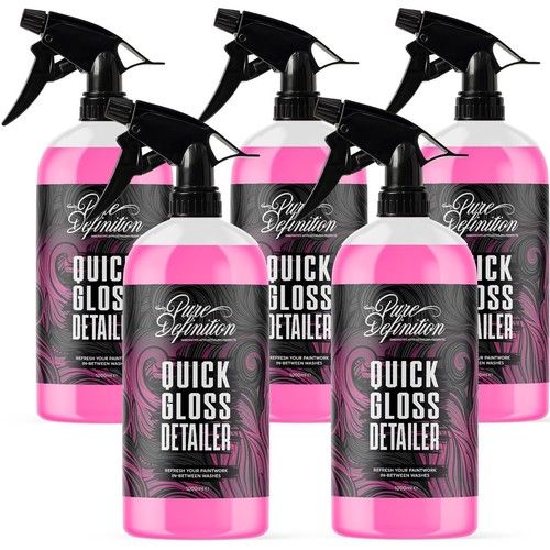 Quick Gloss Detailer – Cleans & Deep Shine Detail Spray For Paint, Glass & Trim
