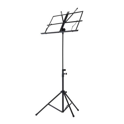 Fineway Adjustable Sheet Music Stand Tripod Base Black with Carry Bag