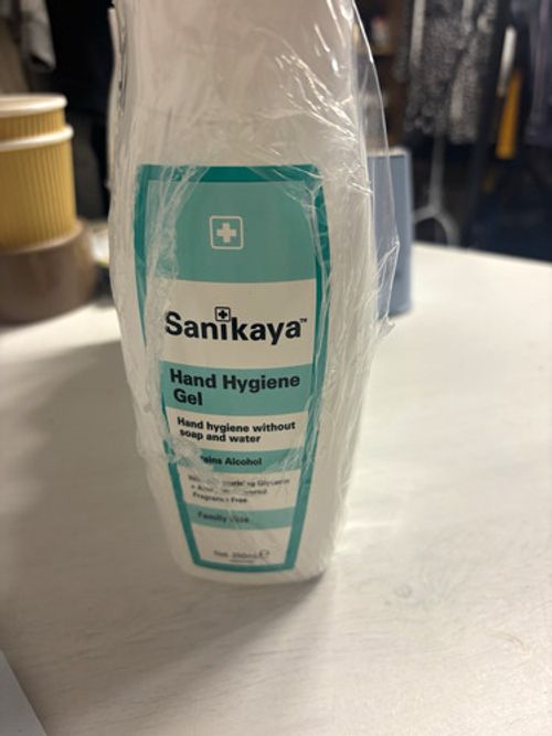 6 x Sanikaya Hand Hygiene Gel Hand Sanitiser 70% Alcohol Clear 250 ml