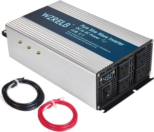 Pure Sine Wave Inverter 2000W 48VDC to 240VAC Power converter off grid truck rv
