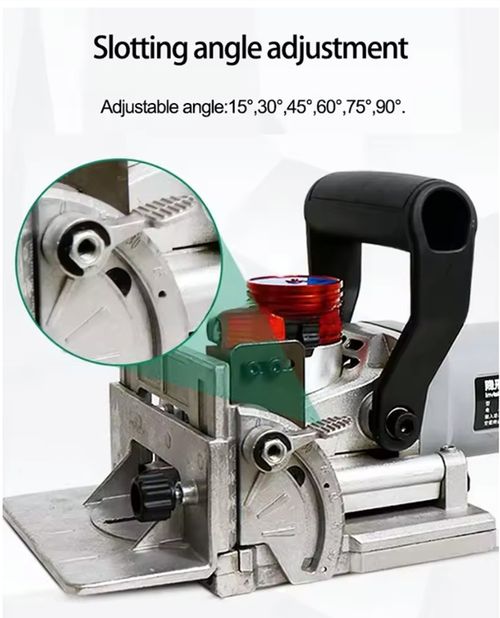 UK Portable Lamino Woodworking Slotting Machine 2-in-1 Invisible Connector 220V — image 5