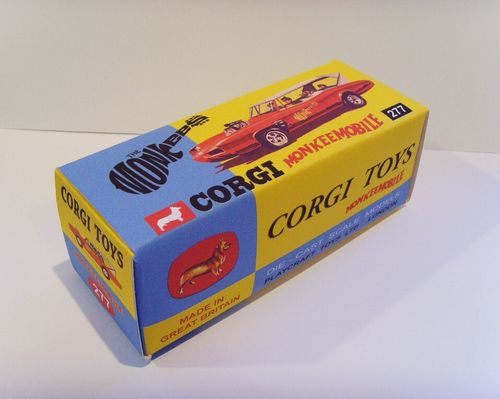 CORGI. 277 - MONKEEMOBILE  - Custom/ repro box and tray ONLY (No car included) — image 6