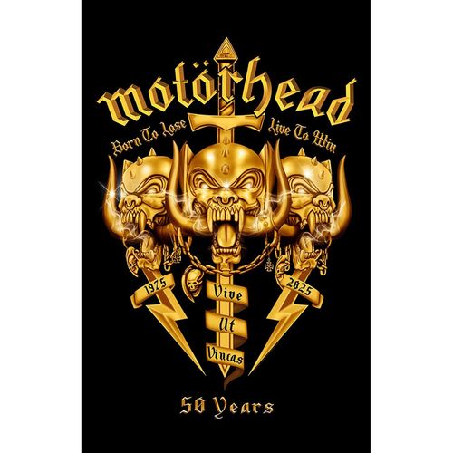 Motorhead 'Core 50th' Printed Flag - NEW OFFICIAL textile poster — image 1