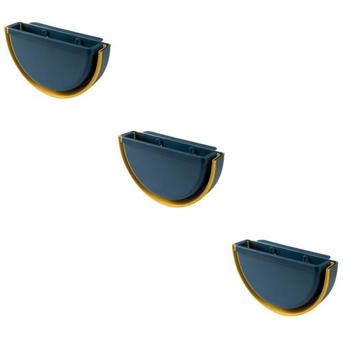  3 Pack Waste Basket Folding Rubbish Bin Hanging Trash Container Wall — image 4