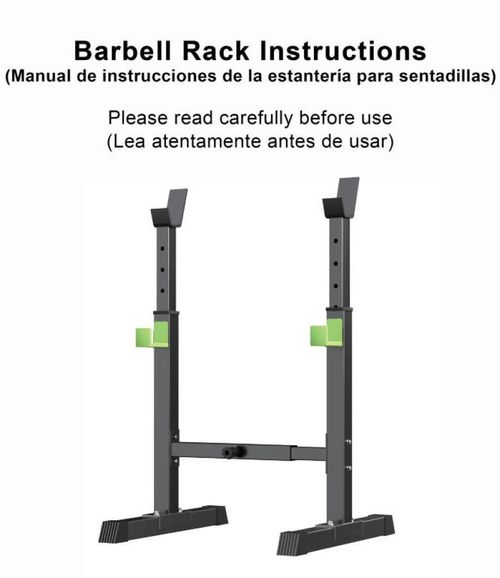 Squat Rack Stand Olympic Barbell Rack Bench Support Free Press Gym Workout ⭐⭐⭐⭐⭐ — image 10