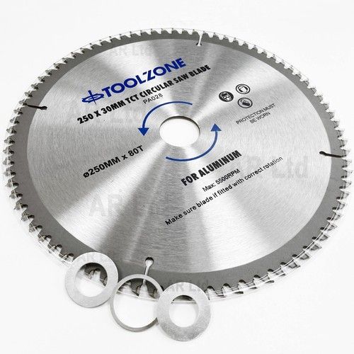 x1 250mm Circular Saw Disc Blade 80 TCT teeth. Circular Saw Cutting Blades