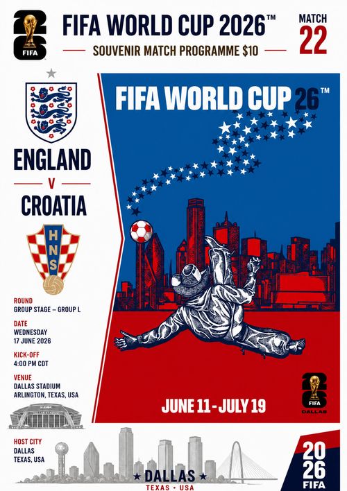 2026 NORWAY v England World Cup Final USA SOUVENIR Programme Mexico City 11 July — image 4