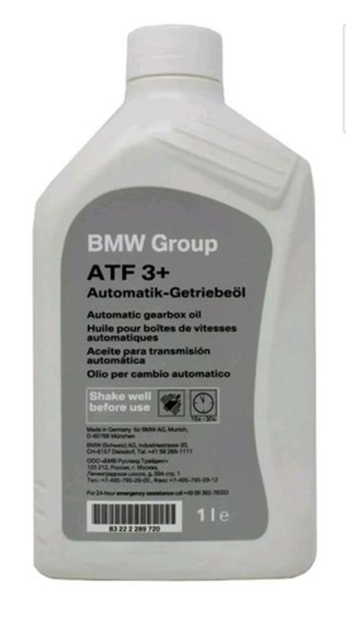 Genuine BMW 1L Automatic Transmission Fluid Oil ATF 3+ 1 Litre | 83 22 5 A12 A00