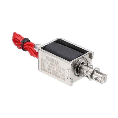 DC 12V Push Pull Solenoid Actuator 10mm Linear Motion 20N 1A 0837B