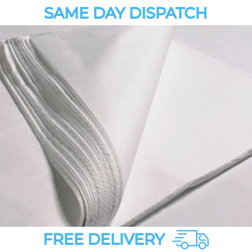 White Acid-Free Tissue Paper 500×750mm Gift Wrap, Packing, Wrapping Sheets Bulk — image 1