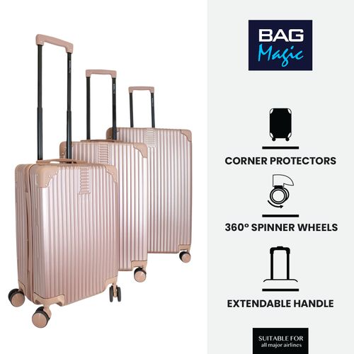 Bordlite ABS Hard Shell Suitcase Cabin Medium Large Spinner Luggage 20 24 28" — image 12