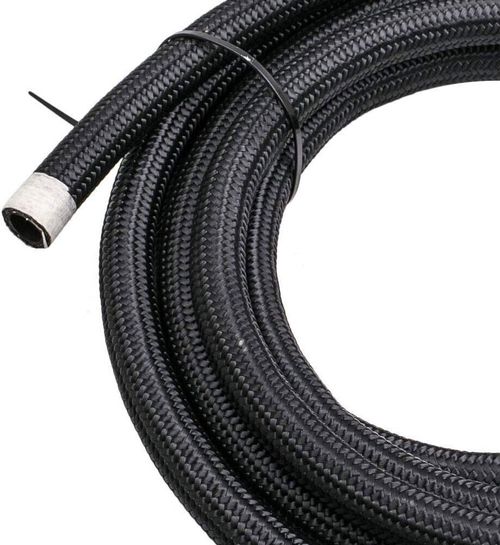 6AN Fuel Line Kit 16FT Nylon Braided Oil Fuel Line Hose Fitting Adapter Kit — image 16
