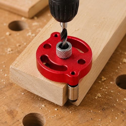 Self Centering Dowel Drill Guide Punch Locator Woodworking Joinery Tool — image 4