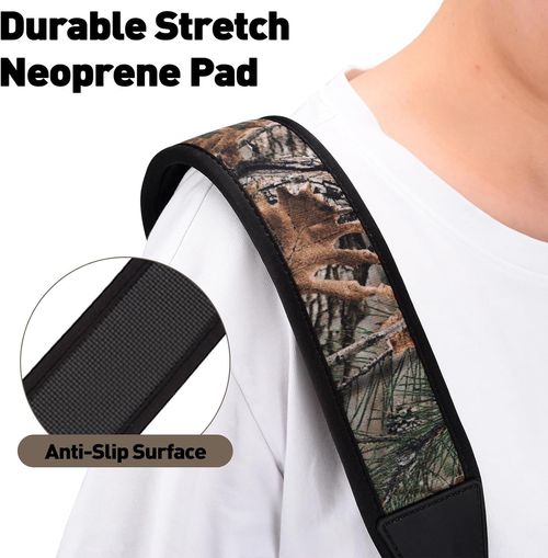 Camouflage 2 Points Rifle Gun Sling with Swivels Durable Shoulder Padded Strap — image 8