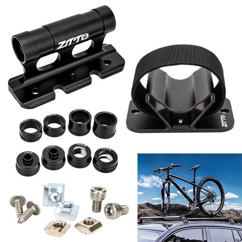 ZTTO Bike Fork Mount Rack Car Roof Rack Quick Release Thru Axle Mount Adapter
