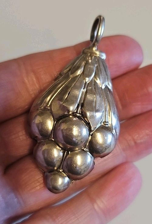 Antique Sterling Silver Baby Teething Rattle (No Bone Ring) — image 2