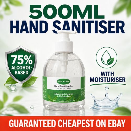 Hand Sanitiser, 24 X 500ml 75% alcohol,  advanced Cleanse & Moisturiser — image 2
