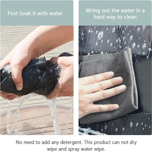 5 Pack Microfiber Cleaning Cloths Lint Free Glass Dish Polishing Rag 30x30cm — image 12