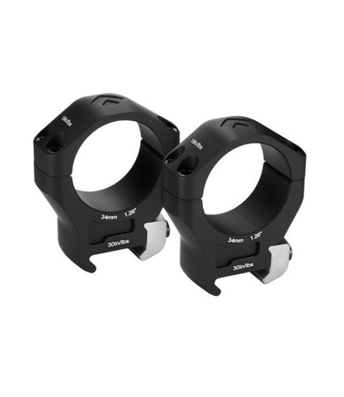 Arken Optics Halo Ti 34mm Rifle Scope Mount Rings - 1.26'' / Medium Pair