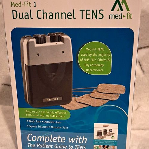 Med-Fit Med-Fit 1 Dual Channel TENS Stimulation Device Kit, Portable Battery
