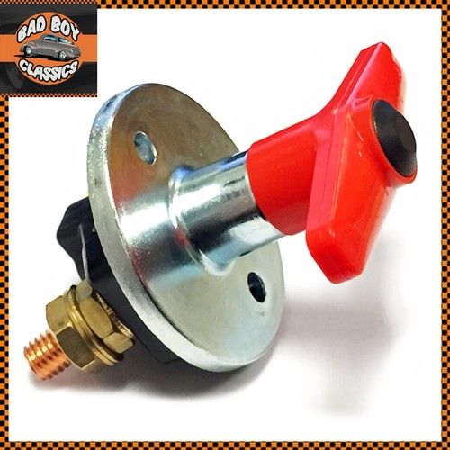 12v 24v Fixed Key Heavy Duty Battery Cut Off Kill Isolator Switch 