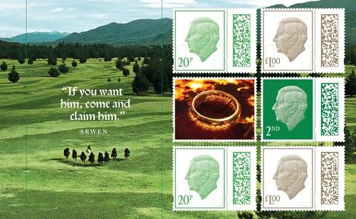 GB 2026 LORD OF THE RINGS Prestige Stamp Booklet Pane 3 M25L/MPIL MNH, 20/3/2026