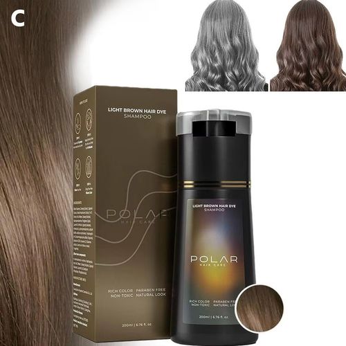 200ml Polar Hair Instant Dye Shampoo Hair Color Shampoo for Hair Natural Color — image 11