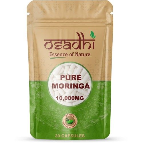 Natural Moringa Capsules 10000mg Per Capsules STRONG EFFECTIVE EXTRACT POWDER