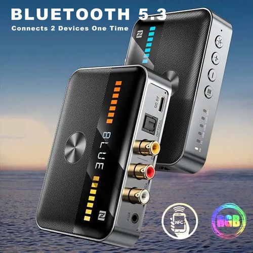 USB NFC Bluetooth Receiver Transmitter Digital To Analog 3.5mm RCA Audio Adapter — image 3