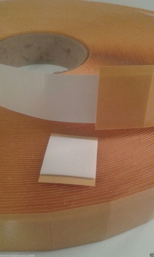 Double Sided Adhesive Foam Pads Sticky Fixers 3D Effect 25mm Square x 1mm Thick