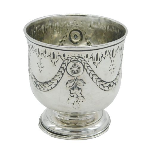 George II Sterling Silver Neoclassical Beaker Cup Antique 1734 London — image 1