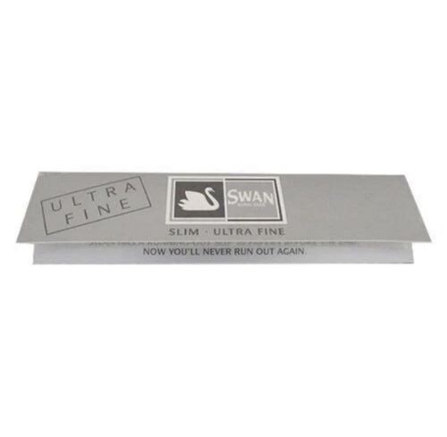 Swan Silver Kingsize Slim Cigarette Rolling Papers | Full Box of 50 Booklets — image 2