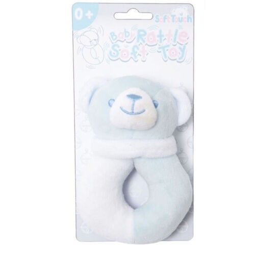 Baby Teddy Bear Rattle Newborn Boy Girl Toy Gift Baby Shower