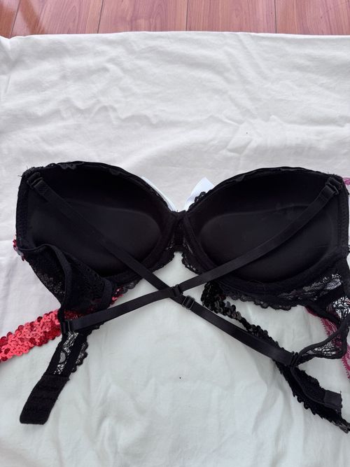 Rhinestone Vicky Ross bikini set with free Vinyl Dolls Harley Quinn costume set  — image 9