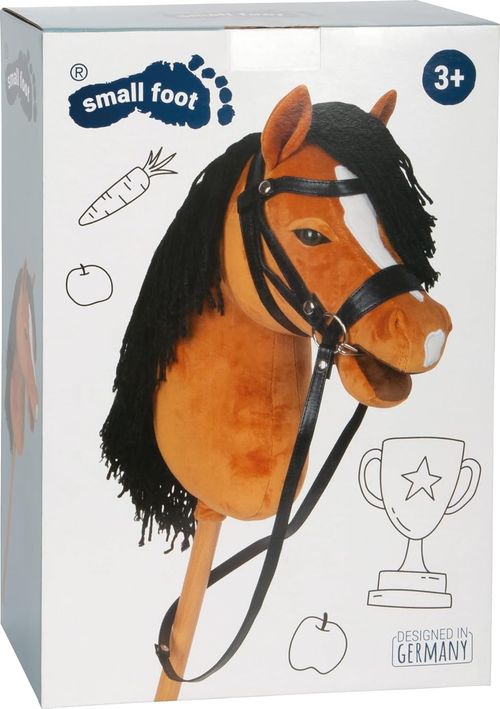 small foot Hobbypaard bruin 'Melodie', afneembare stok & manen, incl. halster, h — image 9