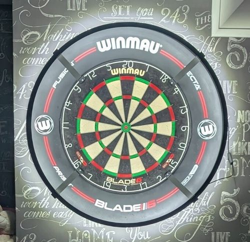 3D Printed Dartboard Lighting Ring Mount With Optional Autodarts Camera Mounts — image 4