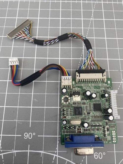 Universal LCD Controller Board VGA With LVDS Ribbon Cable