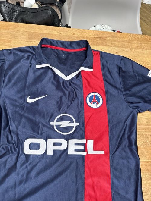 Nike PSG Home Shirt 2001/02 XL Paris Saint-Germain Opel Vintage Football Jersey — image 4