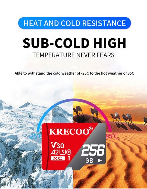 256GB Micro SD Card Memory U3 V30 Class 10 For DJI Mini 3 Drone Camera 4K Video — image 7