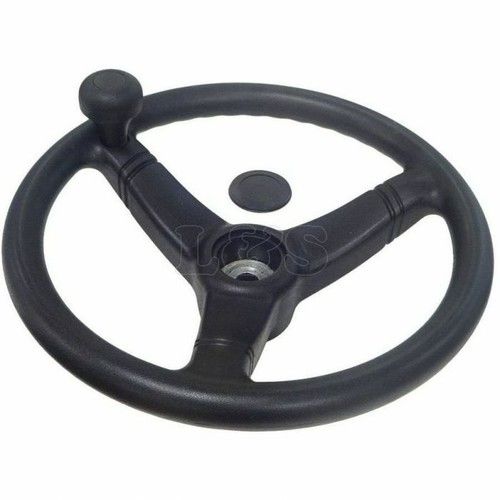 14" Dumper Steering Wheel c/w Integrated Wheel Spinner for Terex Dumpers