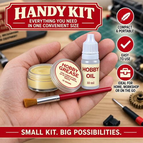 Hobby Grease and Oil Set - Lubrication Kit - For Model Railway, RC Vehicles, etc — image 3