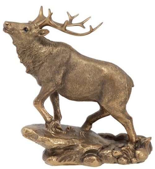 HIGHLAND STAG Deer Ornament Home Decor Figurine Antique Silver Bronze Sculpture