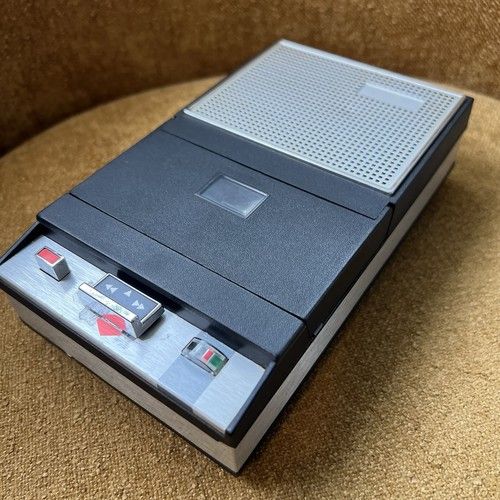 Vintage Philips EL 3302 Portable Cassette Player Recorder - 1960s - Untested