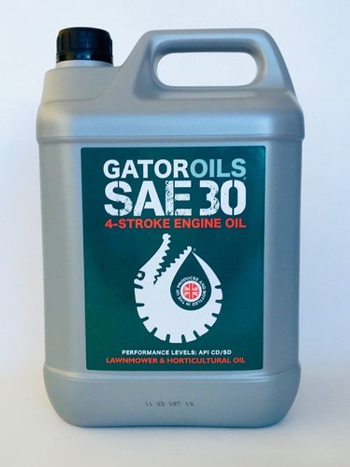 5 Litre Gator SAE 30 4 Stroke Lawnmower Oil Briggs & Stratton, Honda etc