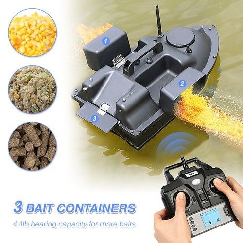 GPS RC Fishing Bait Boat 500m Remote Control Bait Boat 3 Motor Fish — image 11