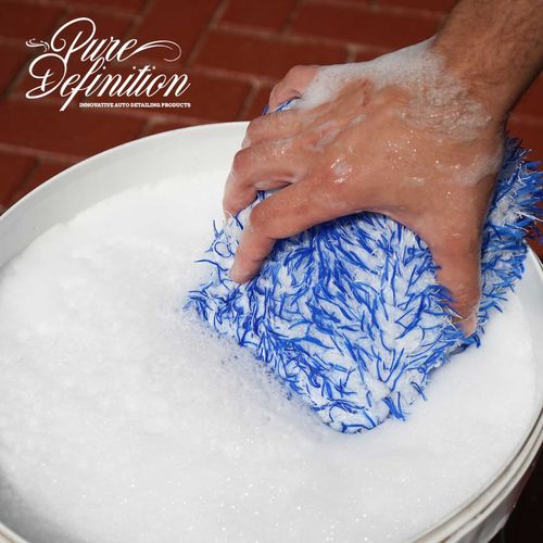 Car Cleaning Sponge Microfibre Pad 4 Pack Washing Auto Detailing Pure Definition — image 5