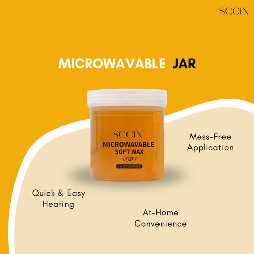Hair Removal Soft Wax Kit 300g/Microwavable/20 Strips & 4 Spatulas,Face,Body Wax — image 4